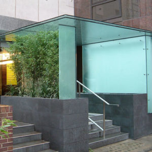 Glass Entrance Canopy, Broad Street House, EC2